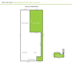 4540 California Ave SW, Seattle, WA en alquiler Plano de la planta- Imagen 1 de 1