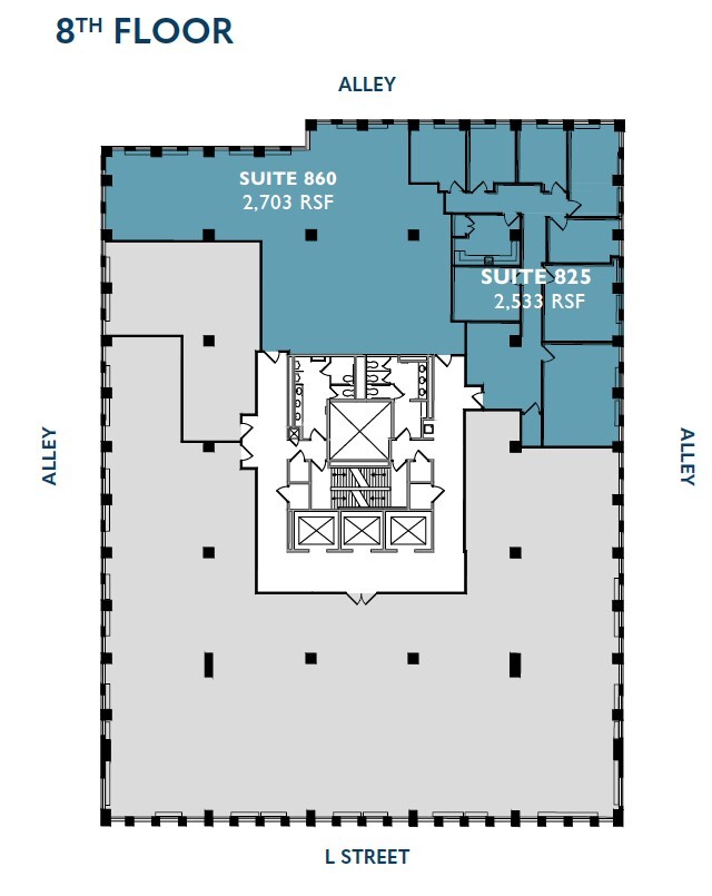 2120 L St NW, Washington, DC en alquiler Plano de la planta- Imagen 1 de 1