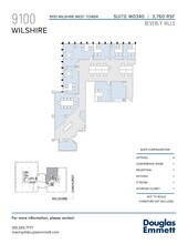 9100 Wilshire Blvd, Beverly Hills, CA en alquiler Plano de la planta- Imagen 1 de 1