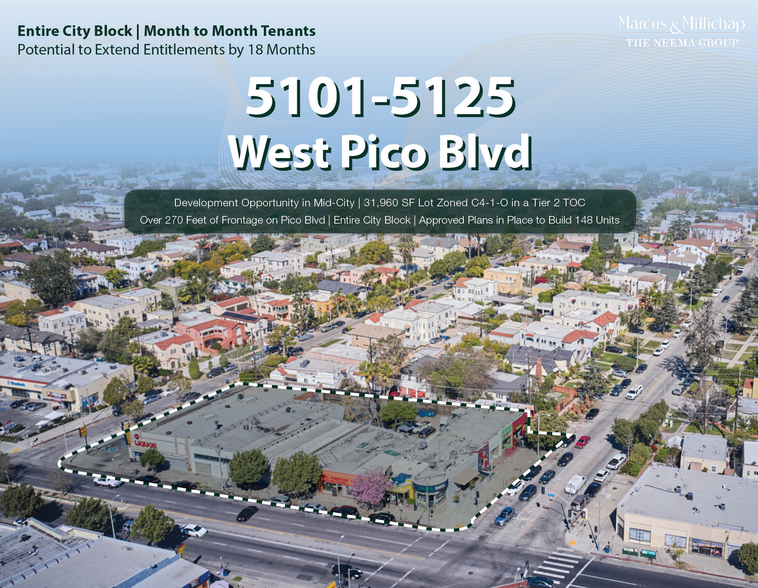 5101 W Pico Blvd, Los Angeles, CA en venta - Foto del edificio - Imagen 1 de 5