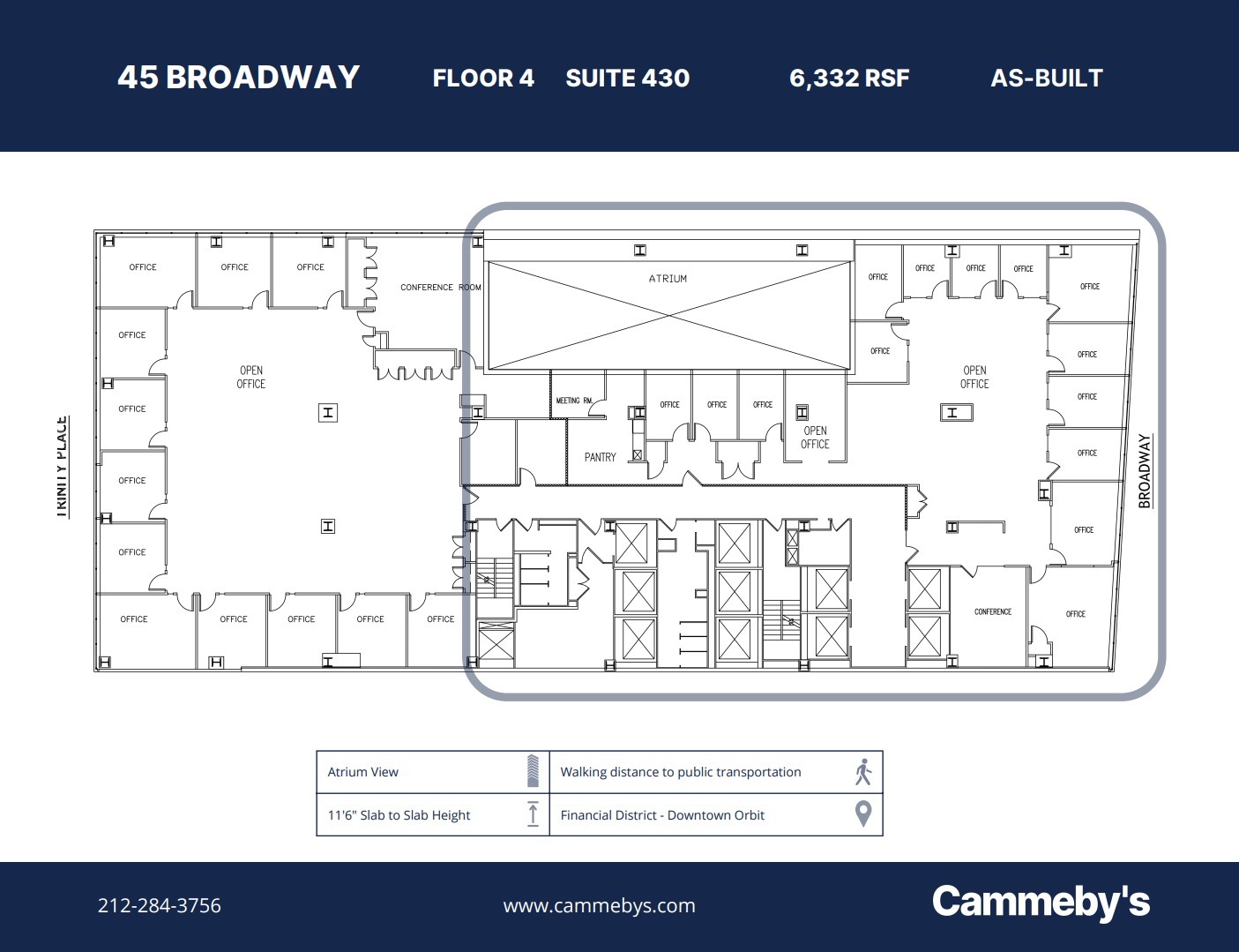 45 Broadway, New York, NY en alquiler Plano de la planta- Imagen 1 de 1