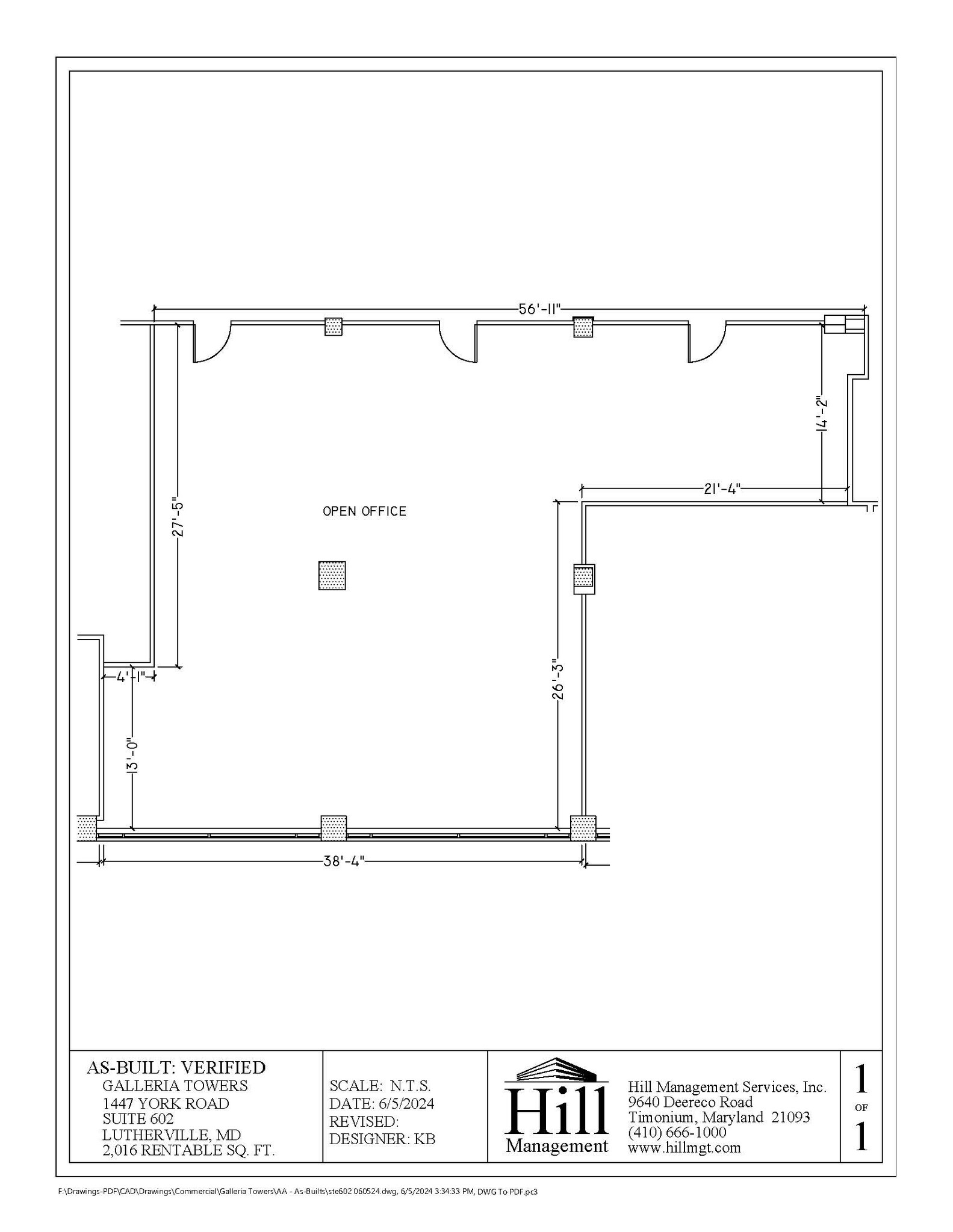 1447 York Rd, Lutherville, MD en alquiler Plano de la planta- Imagen 1 de 1