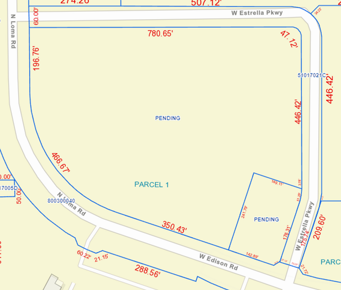 206xx Loma, Maricopa, AZ en venta - Plano de solar - Imagen 3 de 10