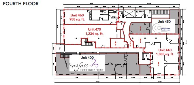 112 Market Av, Winnipeg, MB en alquiler Plano de la planta- Imagen 1 de 1