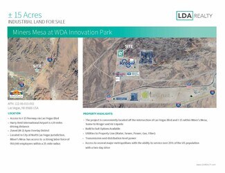 Más detalles de N Terryl B Adams St, Las Vegas, NV - Terreno en venta