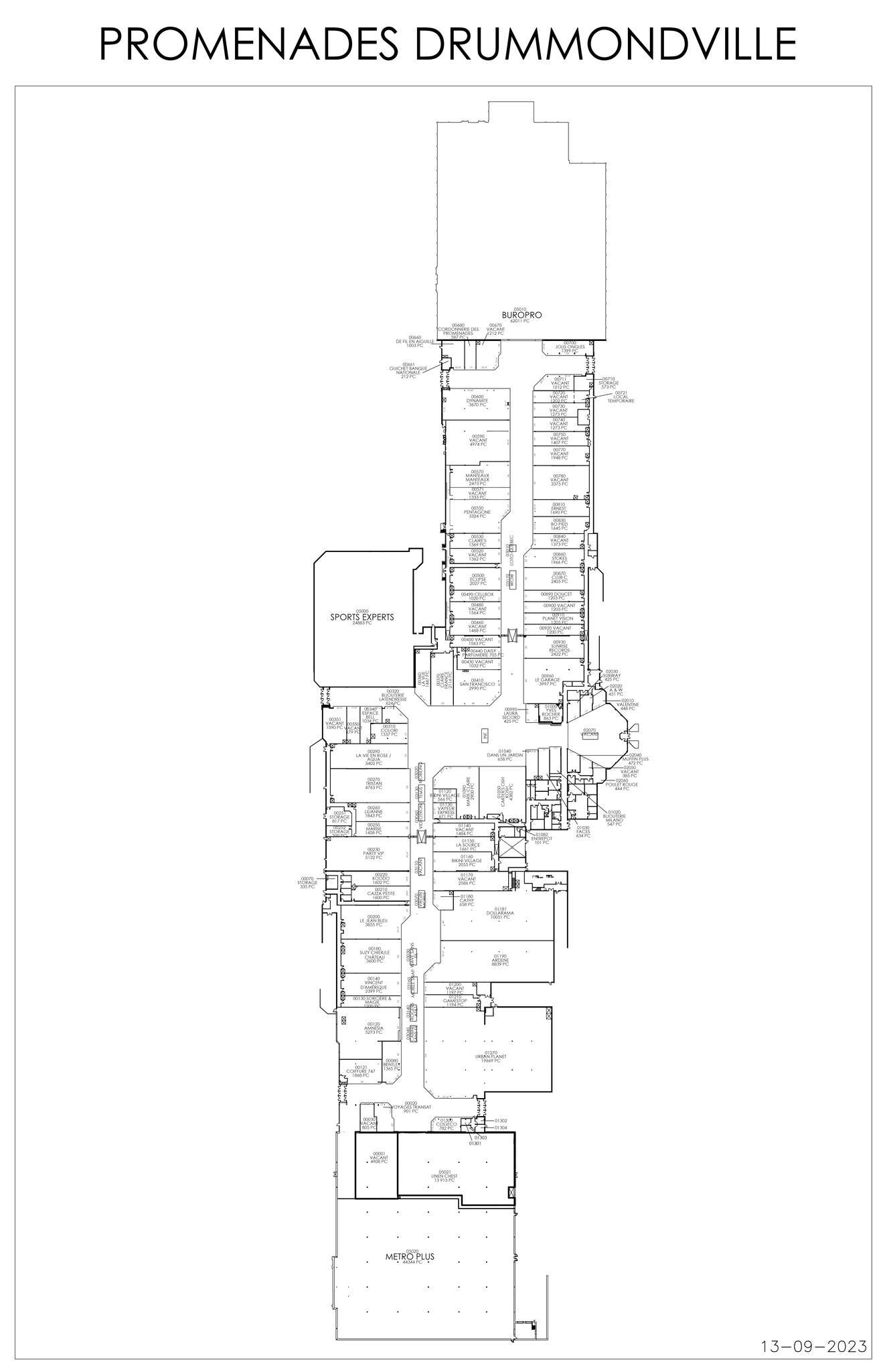 755 Boul René-Lévesque, Drummondville, QC en alquiler Plano del sitio- Imagen 1 de 1