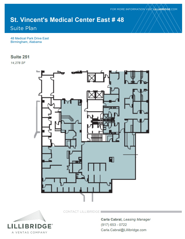 46-52 Medical Park Dr E, Birmingham, AL en alquiler Plano de la planta- Imagen 1 de 1