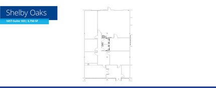 1682 Shelby Oaks Dr N, Memphis, TN en alquiler Plano de la planta- Imagen 2 de 2