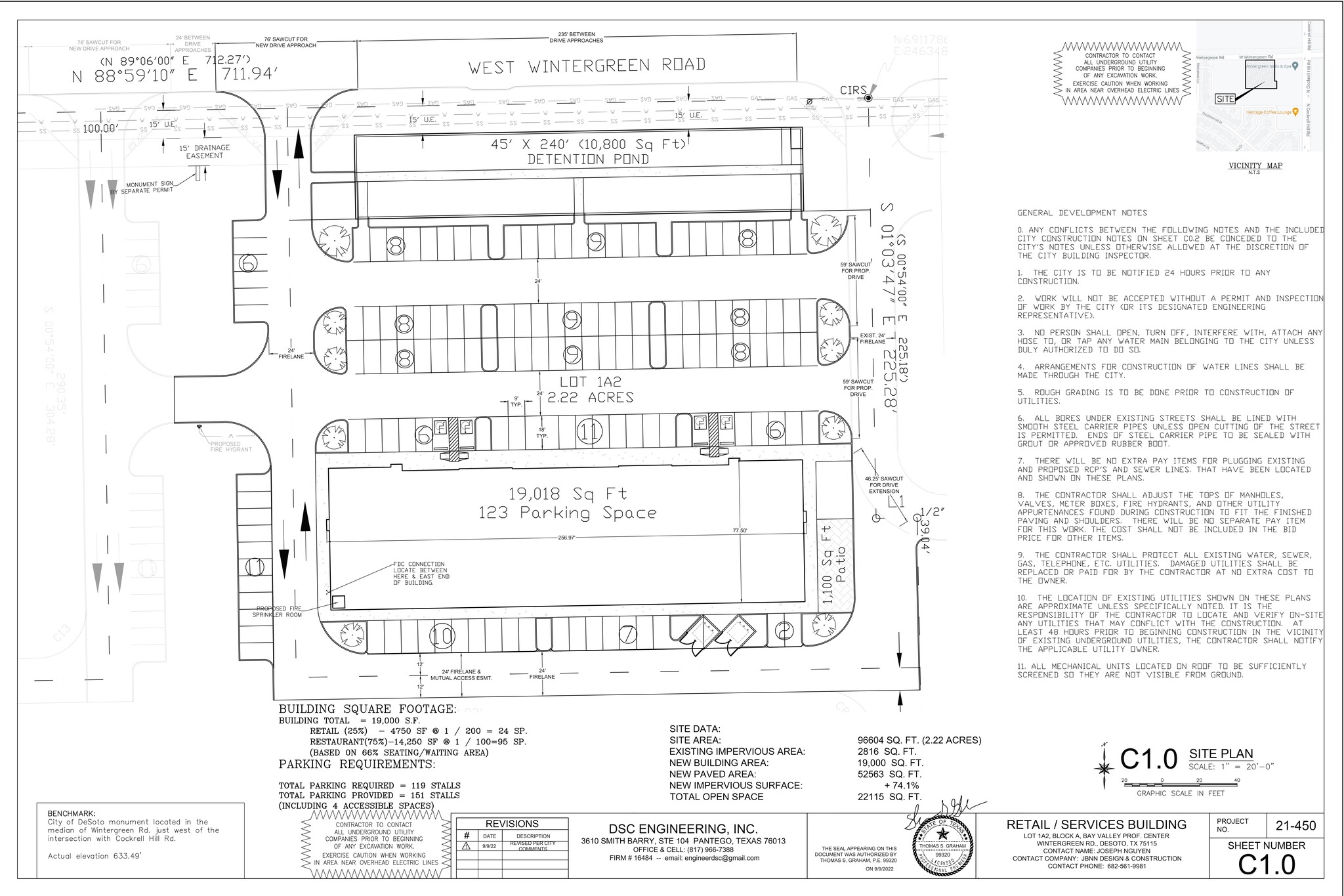 1314 W Wintergreen Rd, DeSoto, TX en alquiler Plano del sitio- Imagen 1 de 8