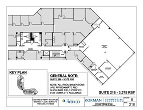 8 Neshaminy Interplex, Trevose, PA en alquiler Plano de la planta- Imagen 1 de 2