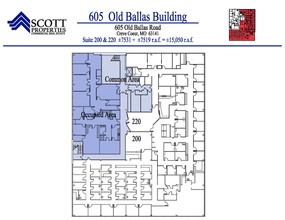 605 Old Ballas Rd, Creve Coeur, MO en alquiler Plano de la planta- Imagen 2 de 8