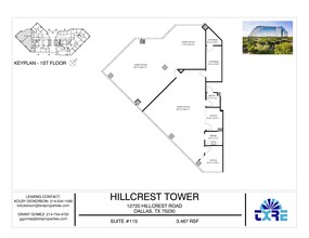 12720 Hillcrest Rd, Dallas, TX en alquiler Plano de la planta- Imagen 1 de 1