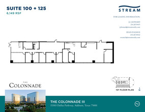 15301 N Dallas Pky, Addison, TX en alquiler Plano de la planta- Imagen 2 de 2