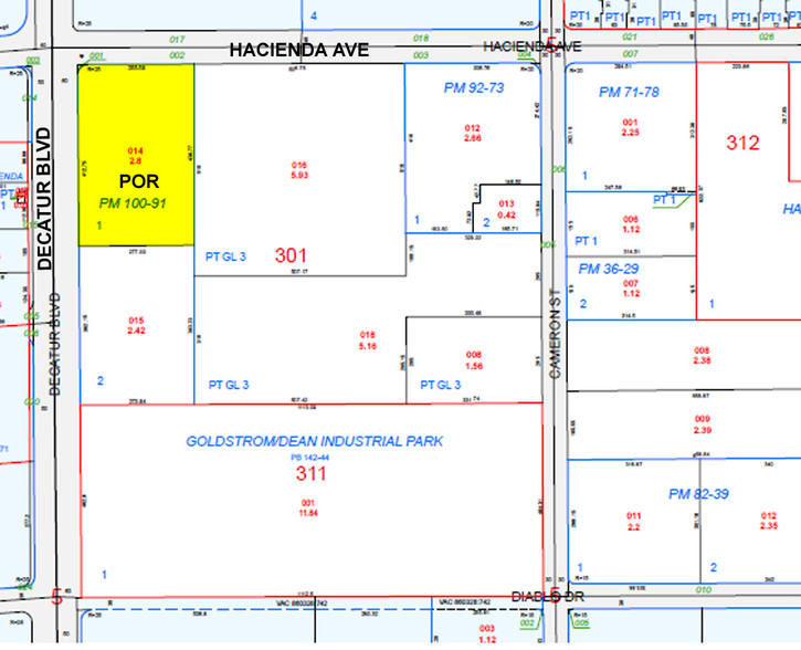 4881 W Hacienda Ave, Las Vegas, NV en alquiler - Plano de solar - Imagen 2 de 5