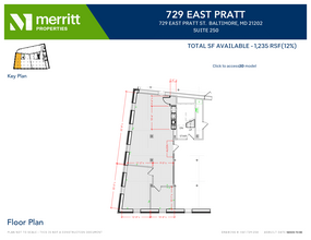 729 E Pratt St, Baltimore, MD en alquiler Plano de la planta- Imagen 1 de 1