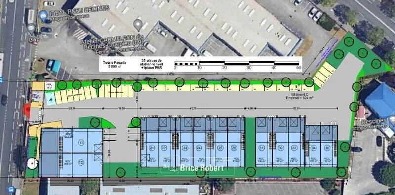 Flex en Décines-Charpieu en alquiler - Plano del sitio - Imagen 3 de 3