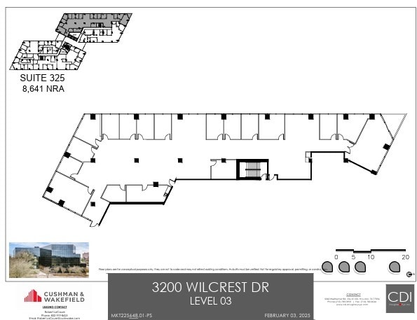 3200 Wilcrest Dr, Houston, TX en alquiler Plano de la planta- Imagen 1 de 1