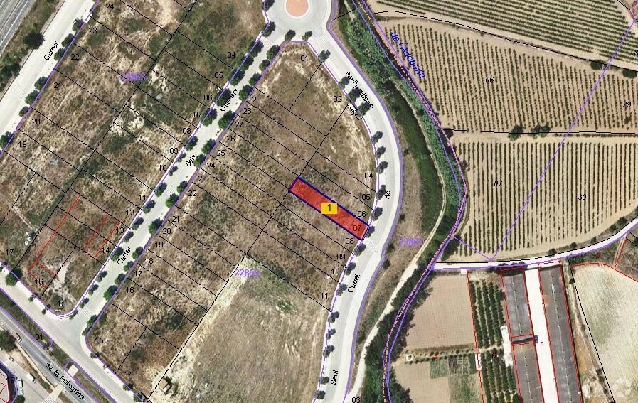 Terreno en Vilafranca del Penedès, Barcelona en venta - Vista aérea - Imagen 3 de 3
