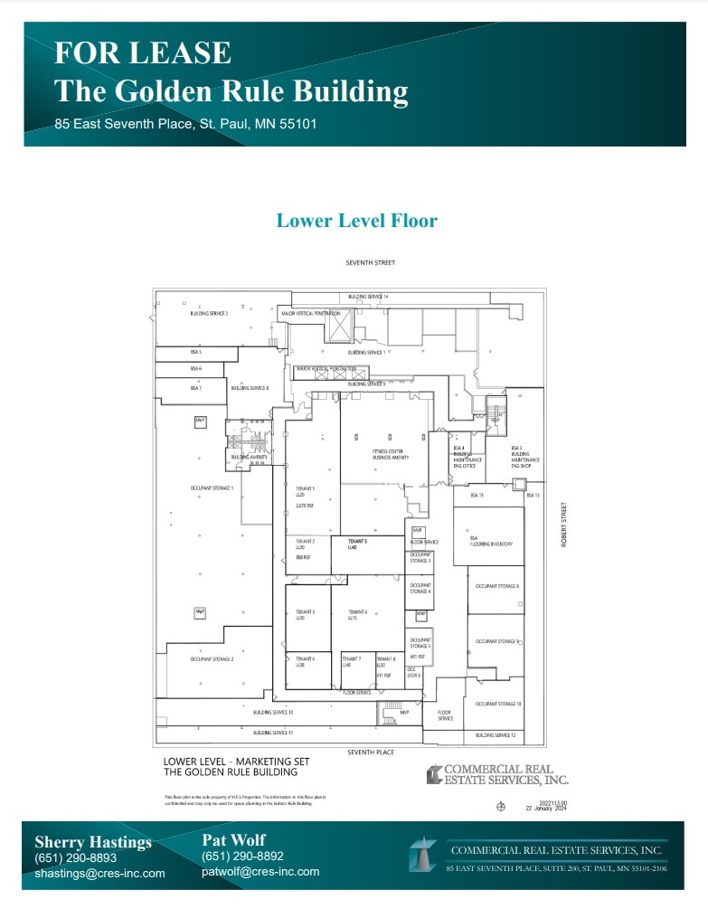 85 7th Pl E, Saint Paul, MN en alquiler Plano de la planta- Imagen 1 de 1