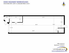 4700 N Dixie Hwy, Oakland Park, FL en alquiler Plano de la planta- Imagen 2 de 5