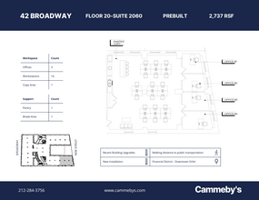 42 Broadway, New York, NY en alquiler Plano de la planta- Imagen 1 de 1