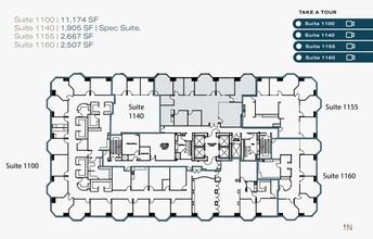 550 W C St, San Diego, CA en alquiler Plano de la planta- Imagen 2 de 2