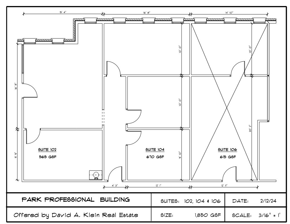 2200 W Hamilton St, Allentown, PA en alquiler Plano de la planta- Imagen 1 de 1