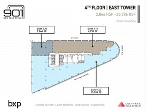 901 New York Ave NW, Washington, DC en alquiler Plano de la planta- Imagen 1 de 2