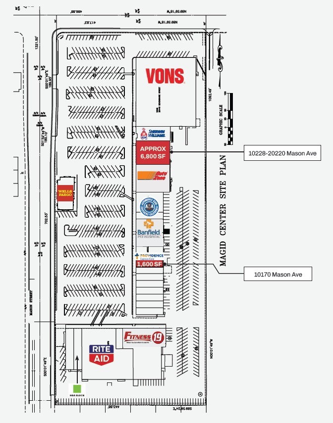 10116-10250 Mason Ave, Chatsworth, CA en alquiler Plano de la planta- Imagen 1 de 1