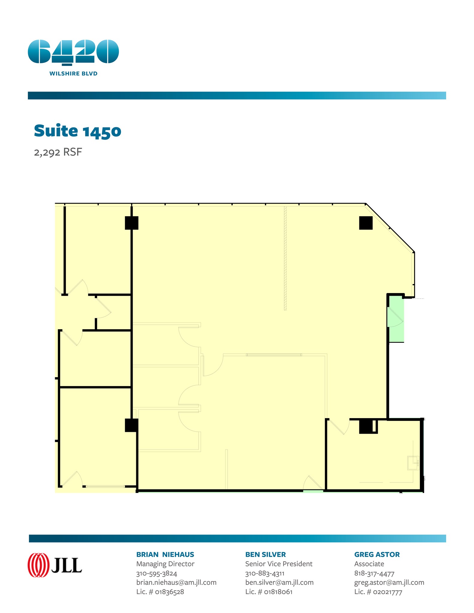 6420 Wilshire Blvd, Los Angeles, CA en alquiler Plano del sitio- Imagen 1 de 1