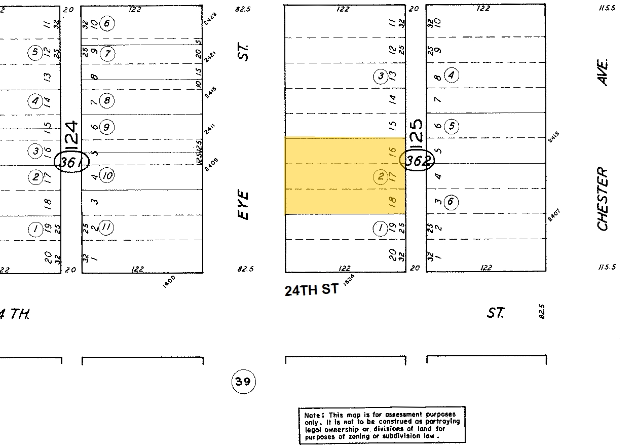 2408 Eye St, Bakersfield, CA en venta Plano de solar- Imagen 1 de 2