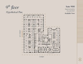 607 14th St NW, Washington, DC en alquiler Plano de la planta- Imagen 2 de 4