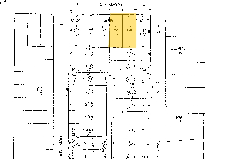 1016 E Broadway, Glendale, CA en alquiler - Plano de solar - Imagen 2 de 10