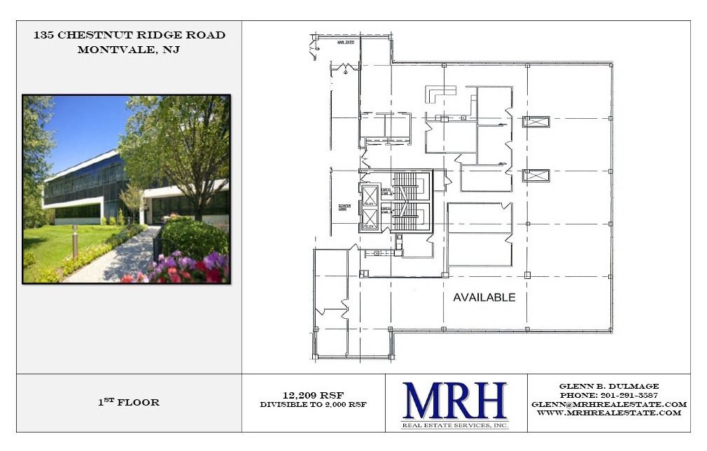 135 Chestnut Ridge Rd, Montvale, NJ en alquiler Plano de la planta- Imagen 1 de 1