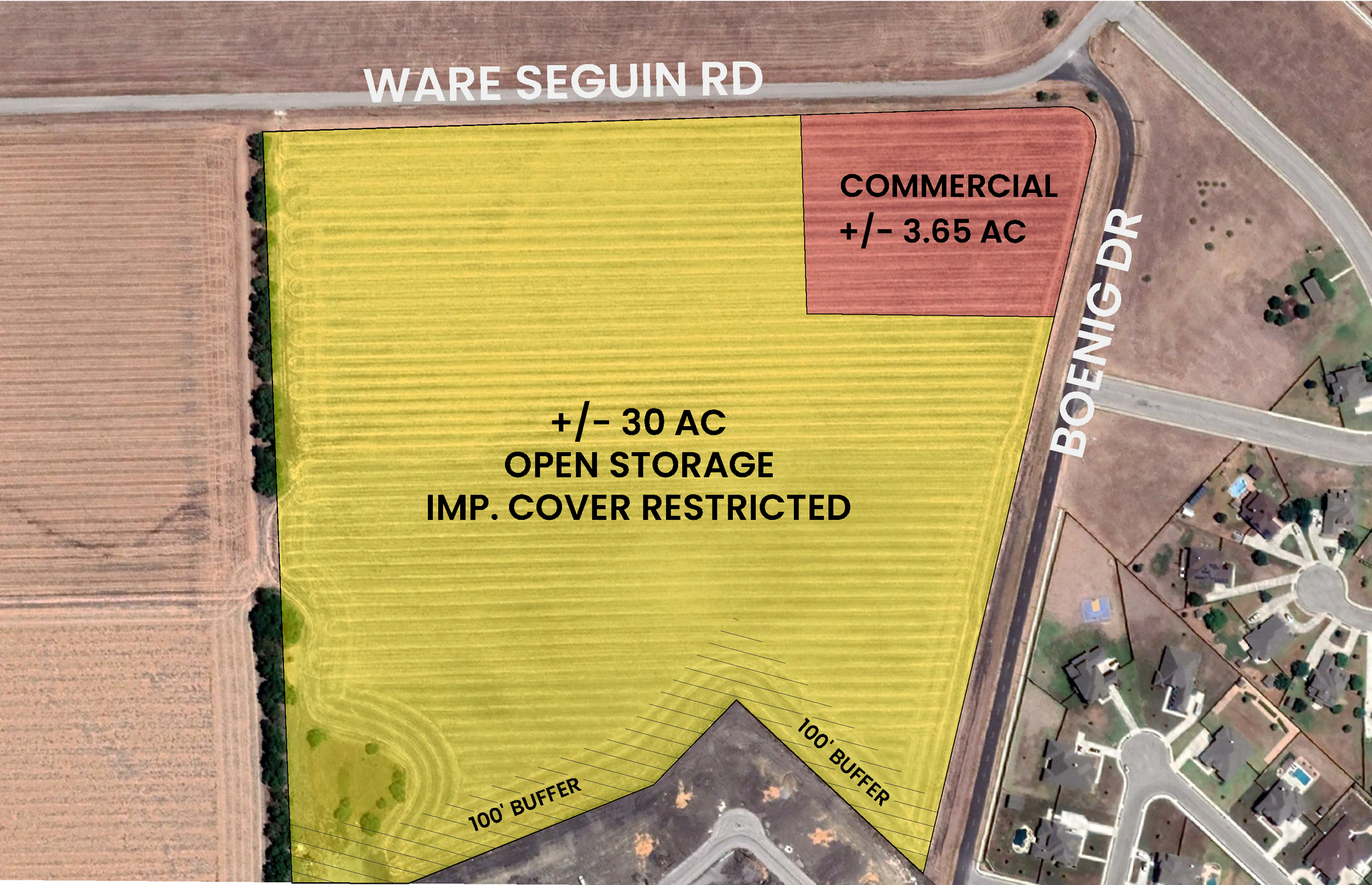 Ware Seguin Road, Converse, TX en venta Plano del sitio- Imagen 1 de 2