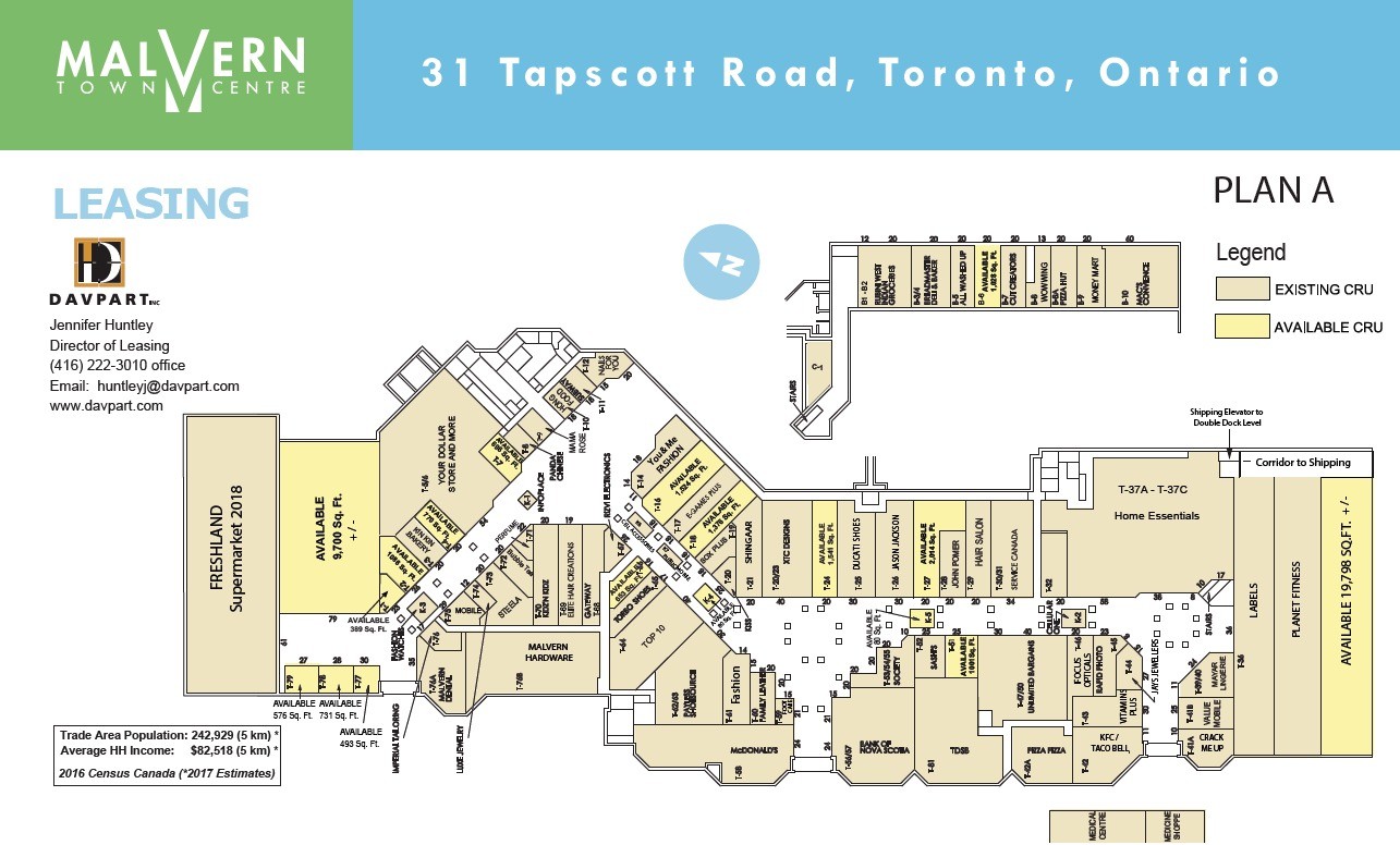 1-31 Tapscott Rd, Toronto, ON en alquiler Plano de la planta- Imagen 1 de 3