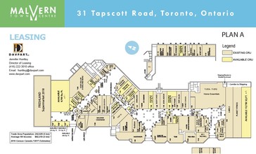 1-31 Tapscott Rd, Toronto, ON en alquiler Plano de la planta- Imagen 1 de 3