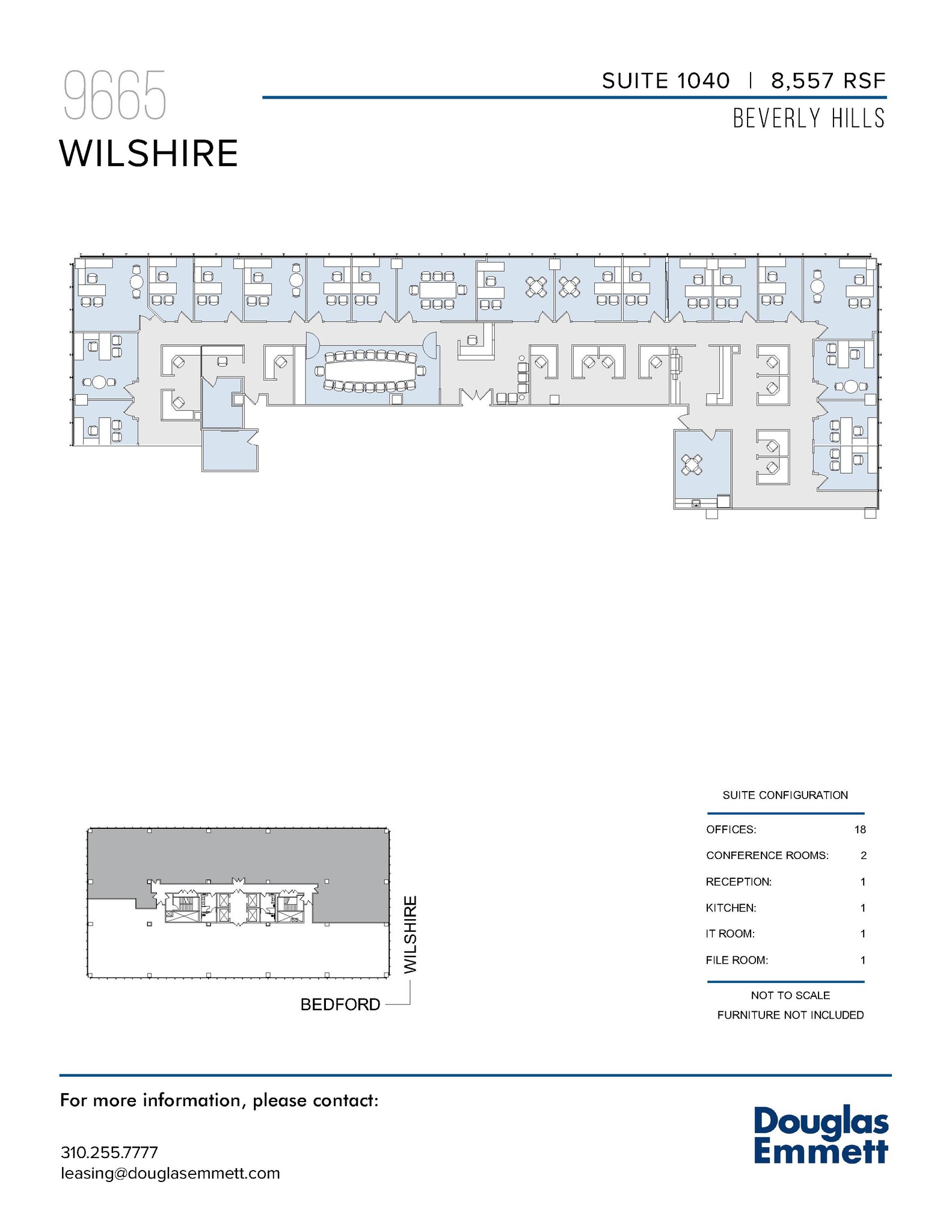 9665 Wilshire Blvd, Beverly Hills, CA en alquiler Plano de la planta- Imagen 1 de 1