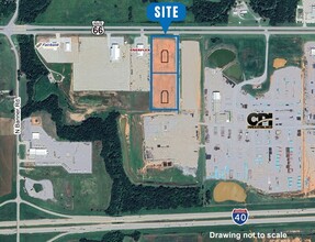 3675 Allan Industrial Dr, El Reno, OK - VISTA AÉREA  vista de mapa