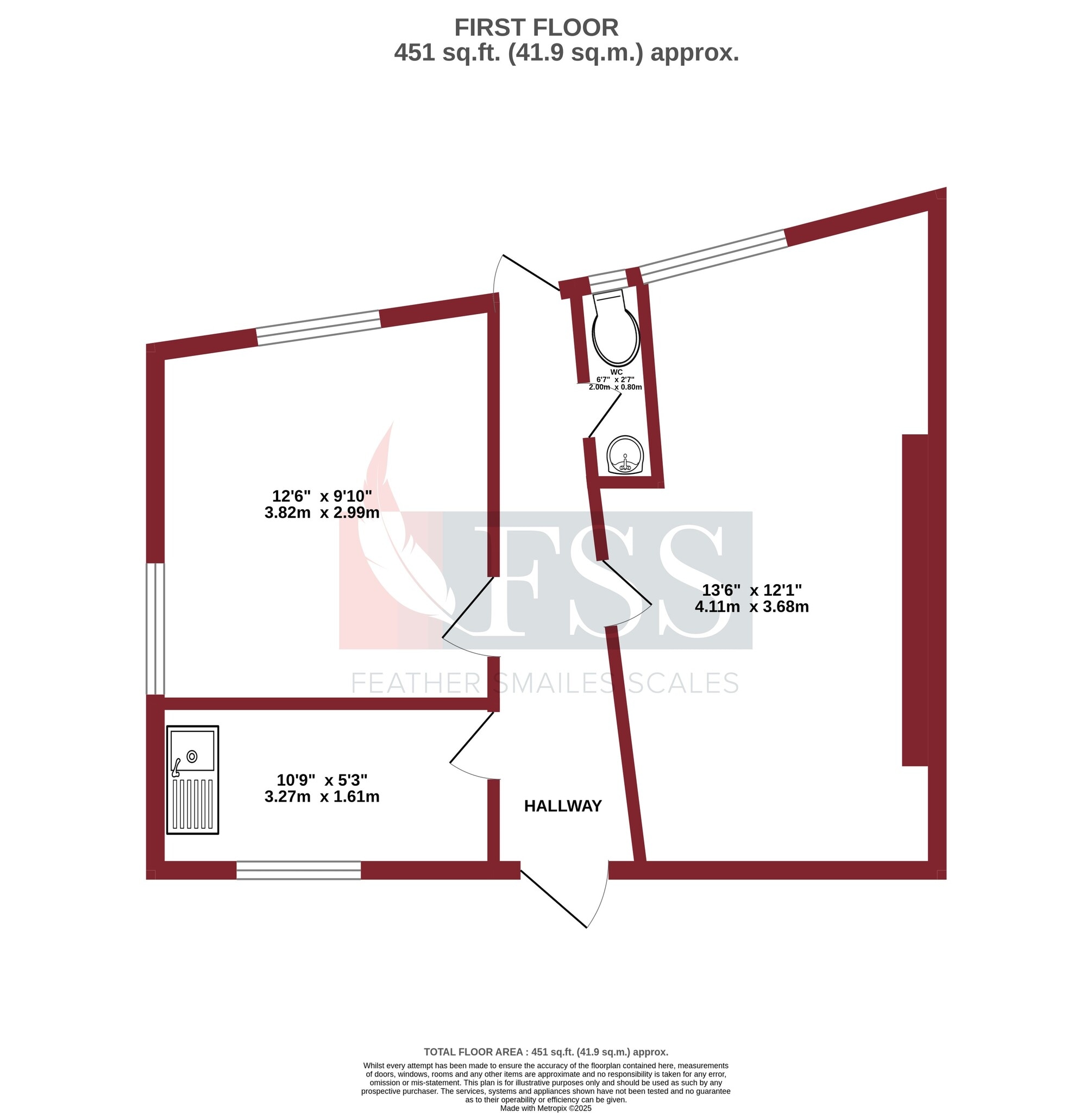 22A Oxford St, Harrogate en alquiler Plano de la planta- Imagen 1 de 6