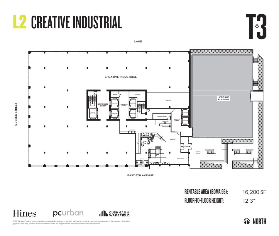 123 E 6 Ave, Vancouver, BC en alquiler Plano de la planta- Imagen 1 de 1