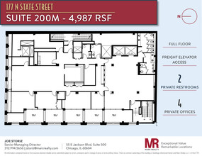 177-191 N State St, Chicago, IL en alquiler Plano de la planta- Imagen 1 de 13