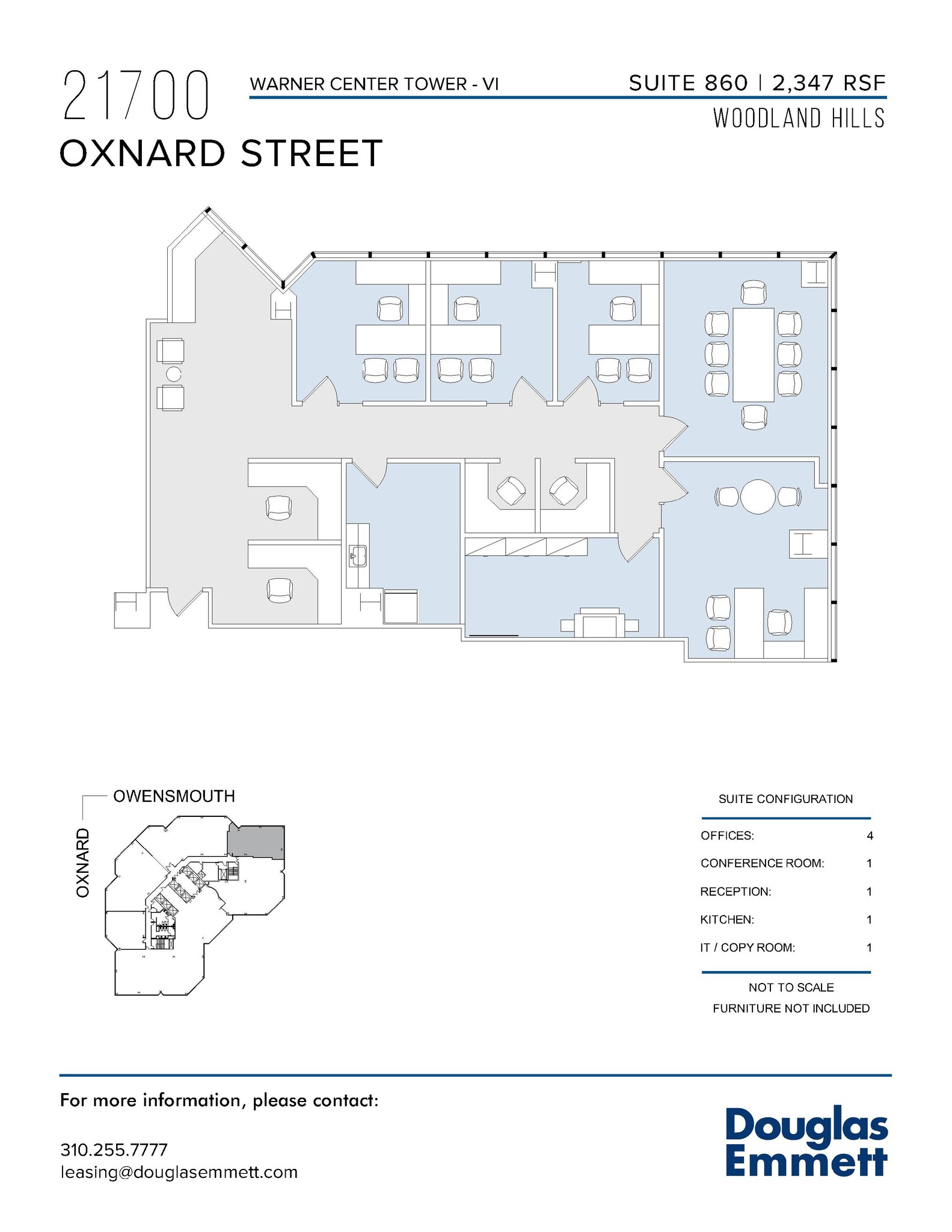 21700 Oxnard St, Woodland Hills, CA en alquiler Plano de la planta- Imagen 1 de 1