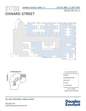 21700 Oxnard St, Woodland Hills, CA en alquiler Plano de la planta- Imagen 1 de 1