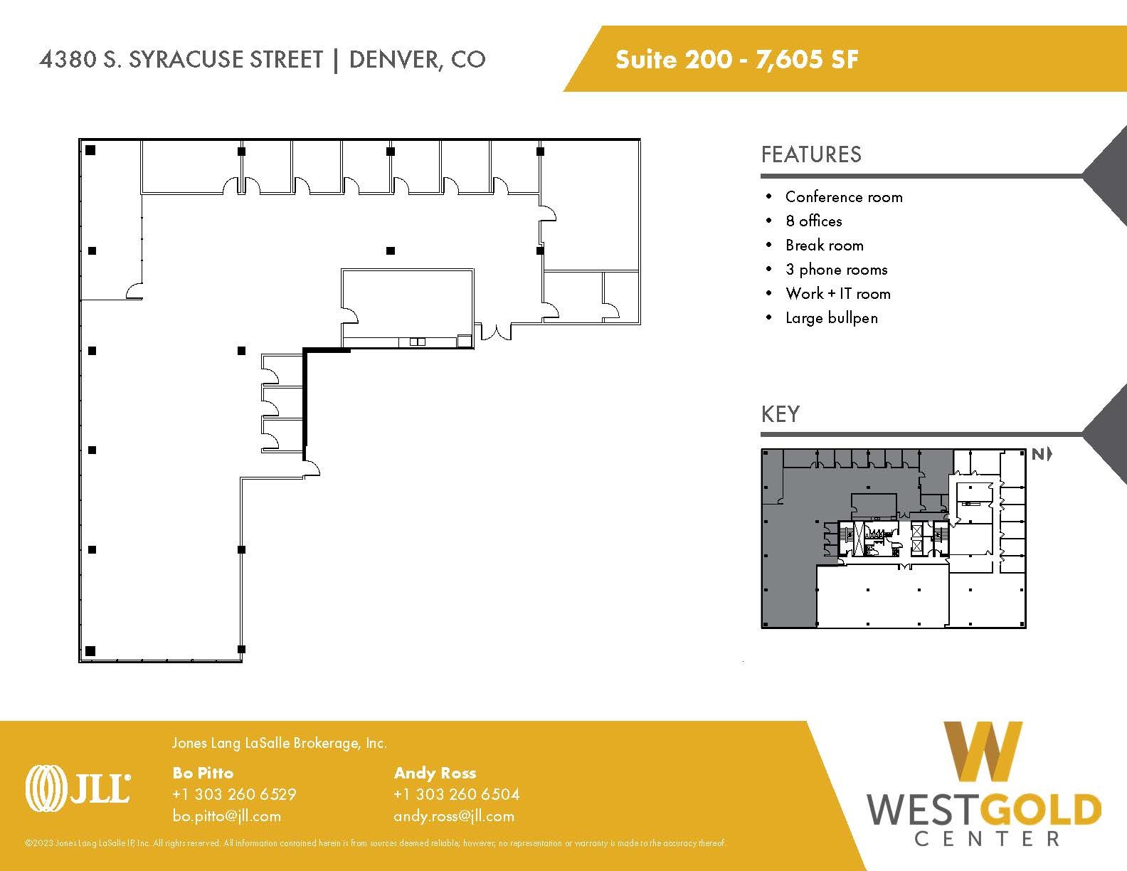 4380 S Syracuse St, Denver, CO en alquiler Plano de la planta- Imagen 1 de 1