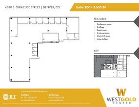 4380 S Syracuse St, Denver, CO en alquiler Plano de la planta- Imagen 1 de 1