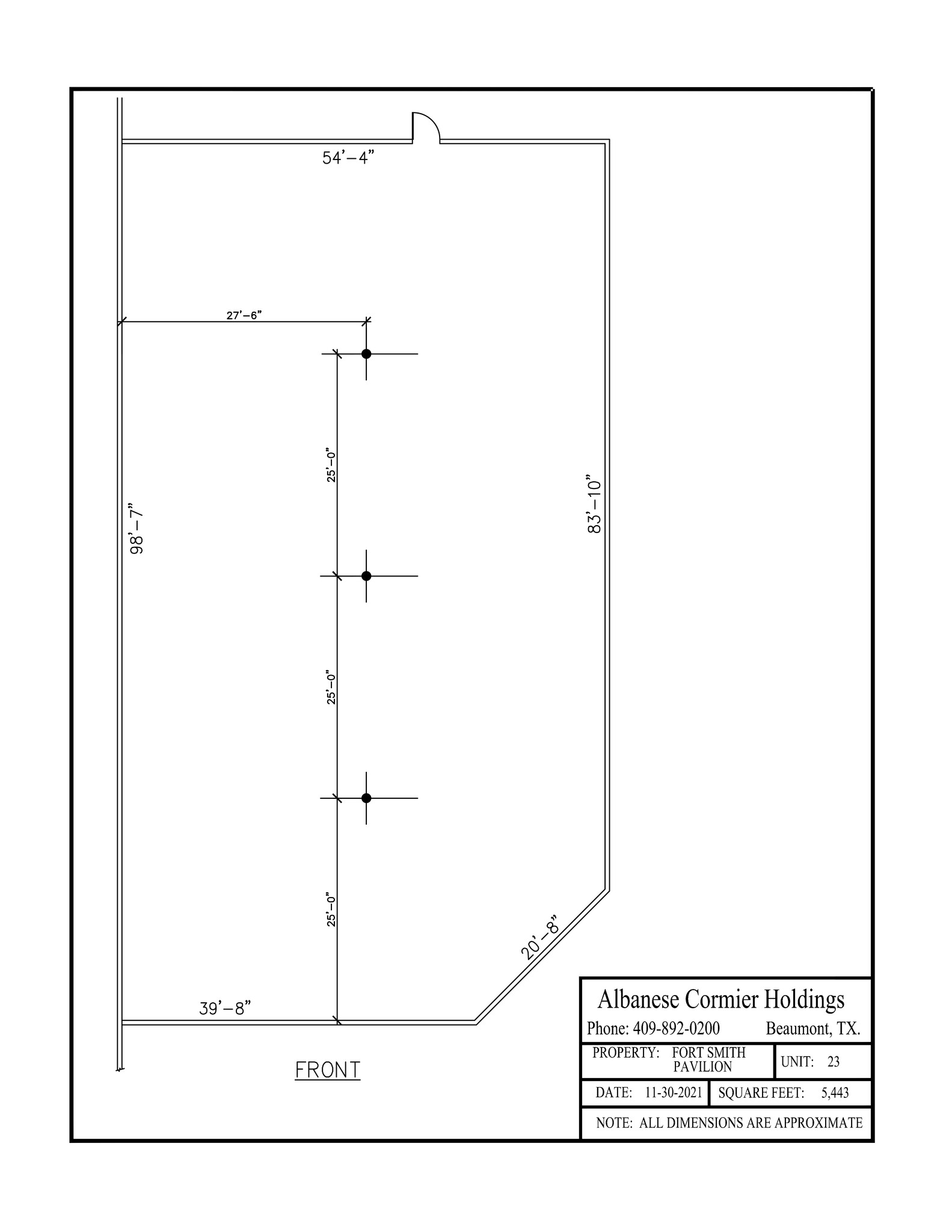 3955-4195 Phoenix Ave, Fort Smith, AR en alquiler Plano del sitio- Imagen 1 de 1