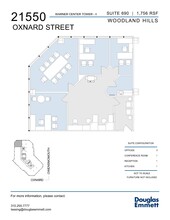 21550 Oxnard St, Woodland Hills, CA en alquiler Plano de la planta- Imagen 1 de 1