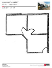 2200 Smith Barry Rd, Pantego, TX en alquiler Plano de la planta- Imagen 1 de 1