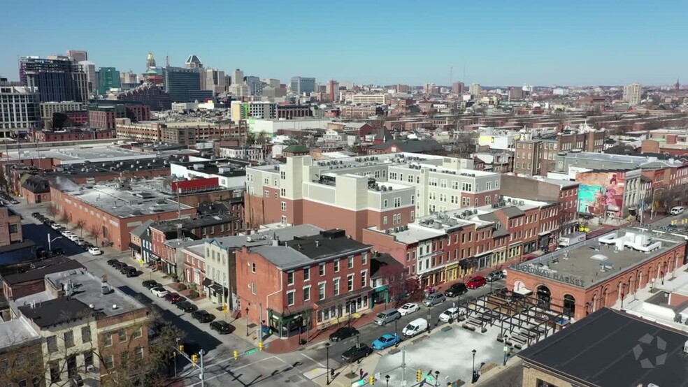 600-604 S Broadway, Baltimore, MD en alquiler - Vídeo aéreo - Imagen 2 de 15